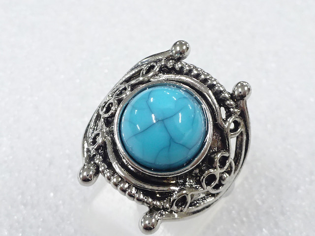 COLORED STONE FASHION RING / JP SIZE 16